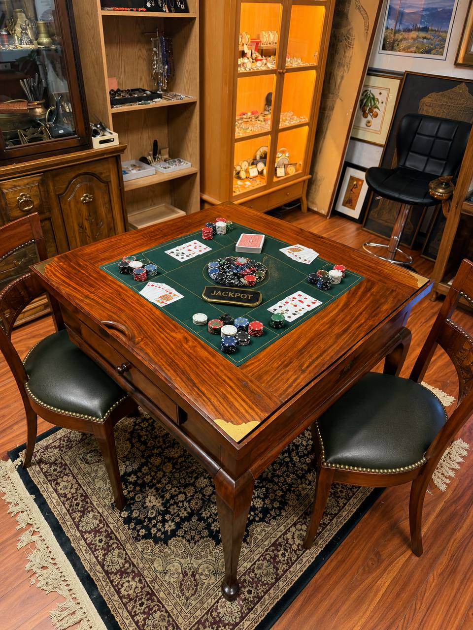 exquisite handcrafted game table