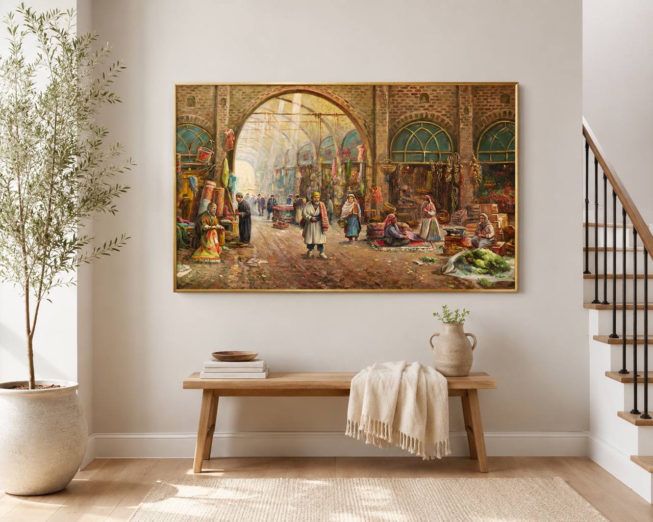 Original Iranian oil Painting