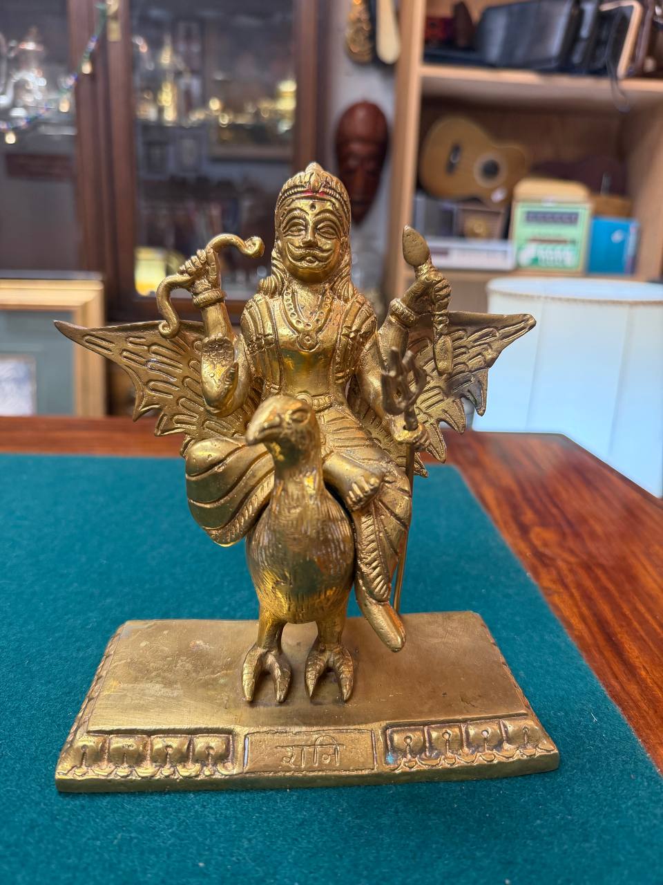 Vintage Brass Garuda Statue - Image 3