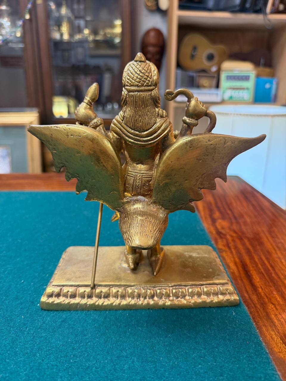 Vintage Brass Garuda Statue - Image 5