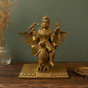 Vintage Brass Garuda Statue – Decorative Collectible Vintage Brass Garuda